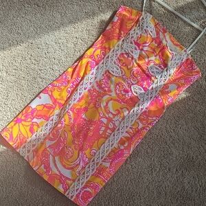 Lilly Pulitzer Pink and Yellow Dress